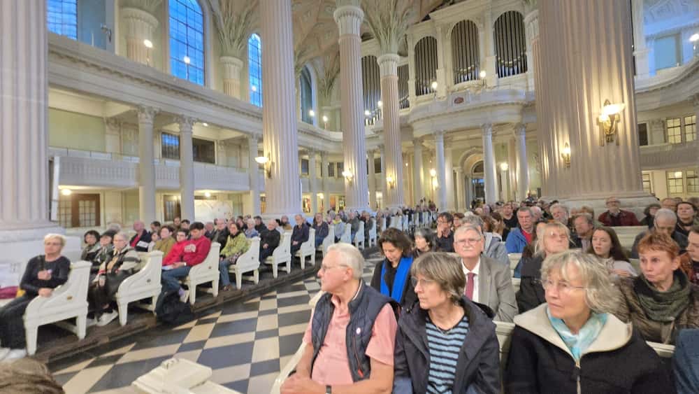 Friedensgebet am 13. Oktober 2025 in der Nikolaikirche zu Leipzig, © Lutz Mükke