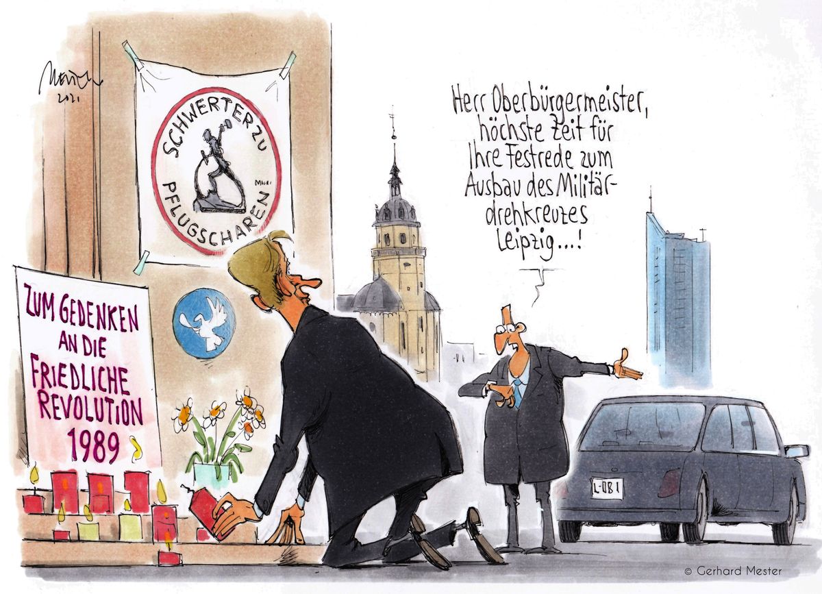 Karikatur zur freien Verwendung unter Angabe von: (c) Gerhard Mester